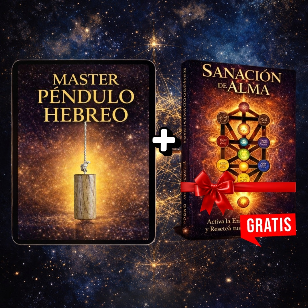 Master en Péndulo Hebreo +10 Regalos y Certificación